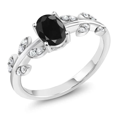 black sapphire ring pinecrest|black sapphire ring for women.